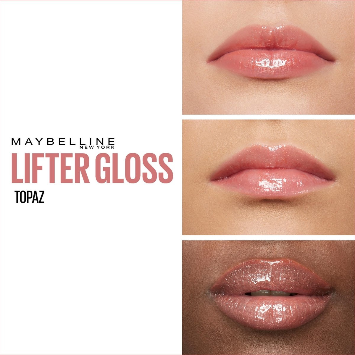 Maybelline New York - Lifter Gloss Lipgloss - Topas - Pink - Glossy Lipgloss - 5.4ml