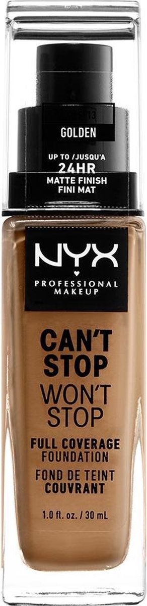 NYX Professional Makeup - Can't Stop Won't Stop Foundation - Golden