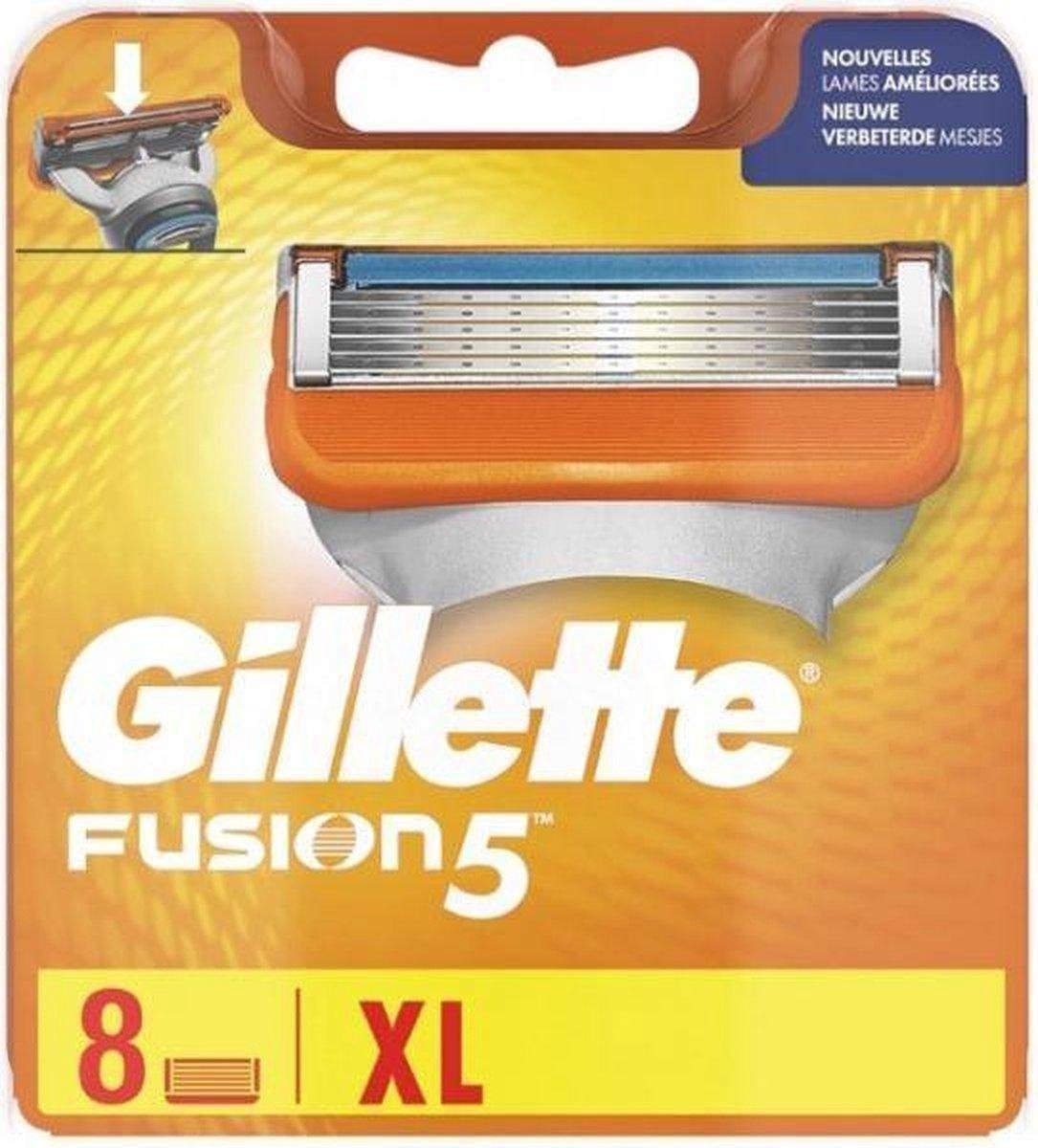 Gillette Fusion5 Scheermesjes Voor Mannen - 8 Navulmesjes - Verpakking beschadigd