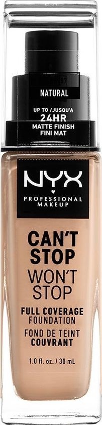 NYX Professional Make-up - Can't Stop Will't Stop Foundation - Natürlich
