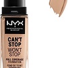 NYX Professional Makeup - Fond de teint Can't Stop Won't Stop - Naturel