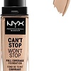 NYX Professional Makeup Can't Stop Won't Stop Foundation - Vanille CSWSF06 - Couverture complète