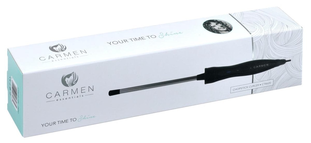 Carmen CT4620 - Curling iron - Black - Chopstick