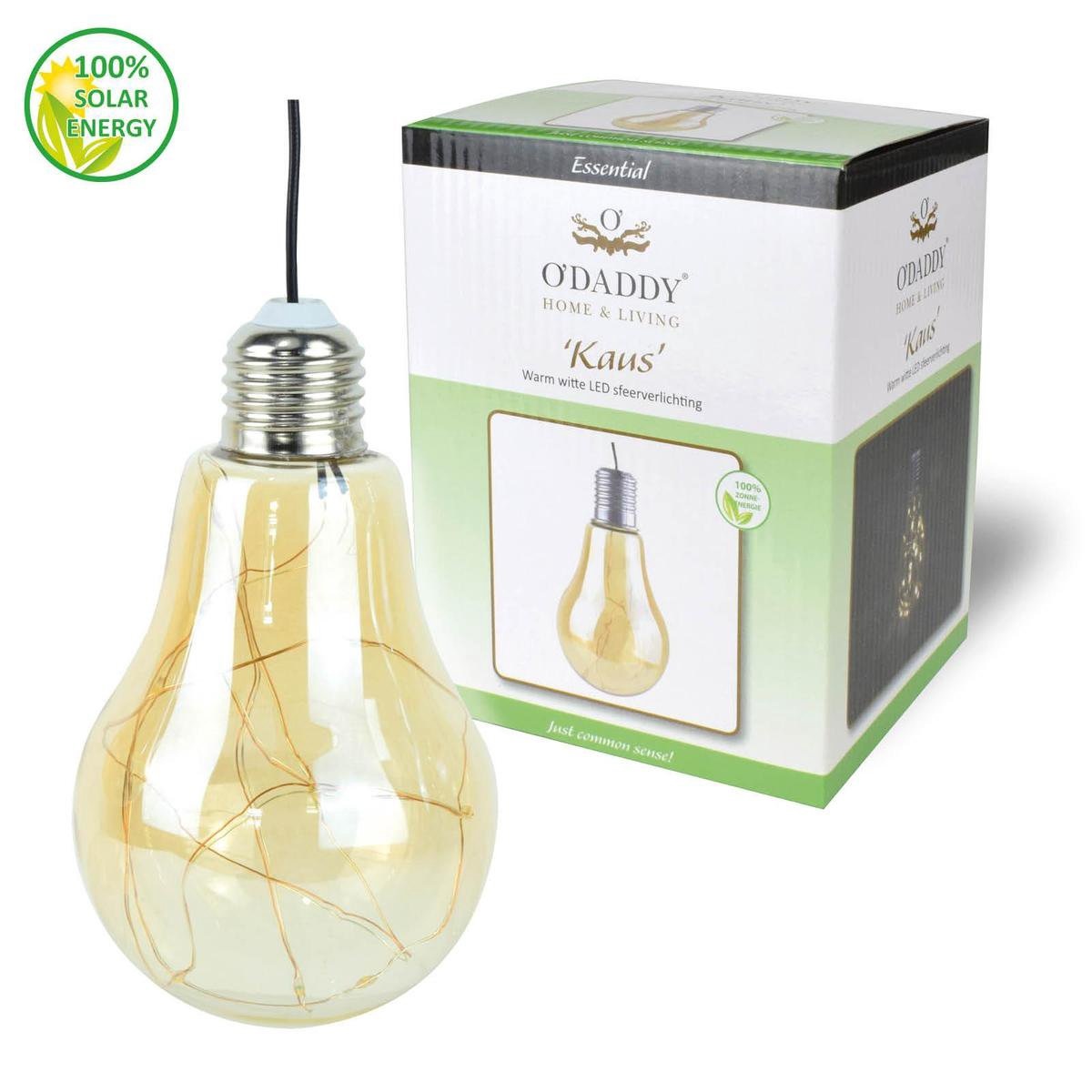 O'Daddy Solar Light Bulb KAUS - warm/white LED mood lighting