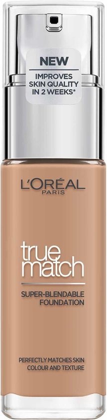 L'Oréal Paris True Match Foundation - 5.W Golden Sand - Natürliche Deckkraft - 30 ml