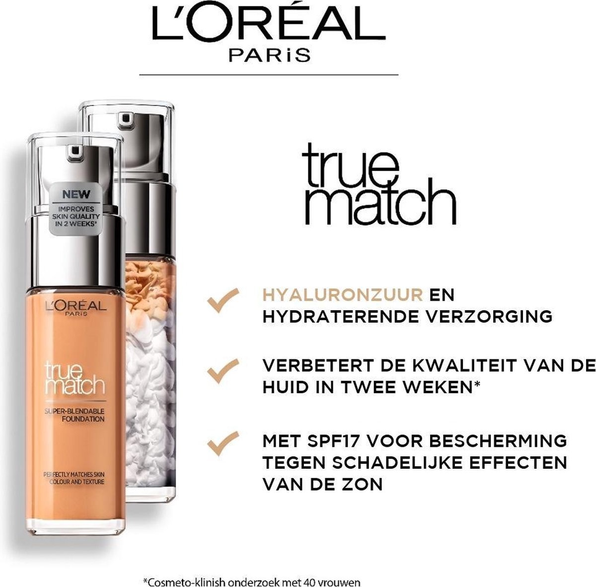 L’Oréal Paris True Match Foundation - 5.W Golden Sand - Natuurlijk Dekkend - 30 ml