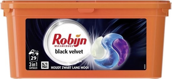 Ruby Black Velvet 3 in 1 Washing capsules especially for black laundry - 29 washes