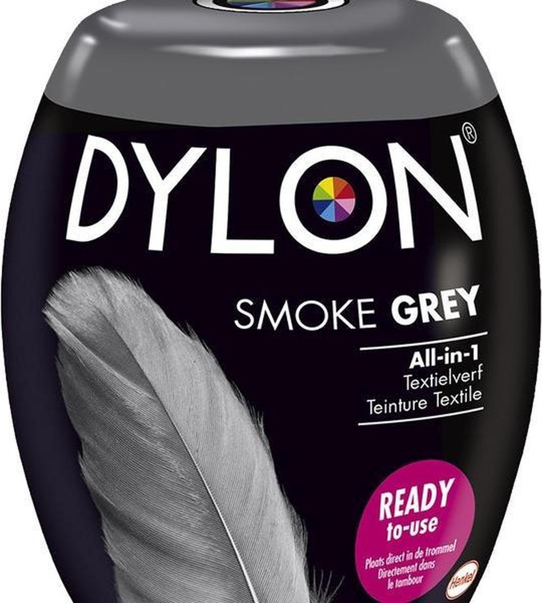 DYLON Smoke Grey All-In-1 Fabric Dye Pod 350g, The Dye Shop