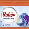 Robijn Radiant White 3 in 1 Washing capsules especially for white laundry - 40 washes quarter box