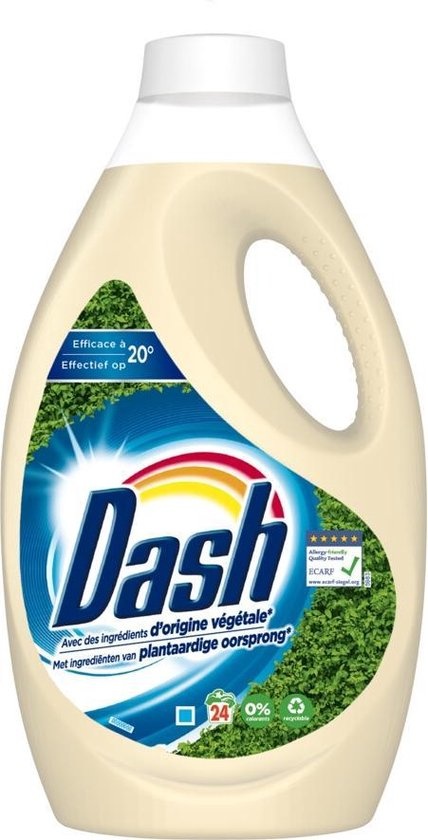 Dash Détergent Liquide Végétal 1,32 litre - Onlinevoordeelshop