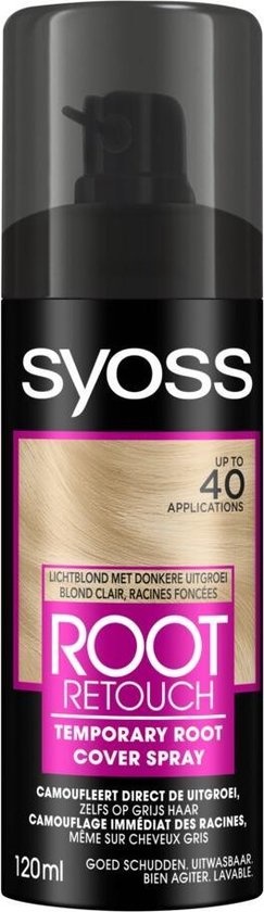 SYOSS Blond clair aux racines foncées - Spray de croissance