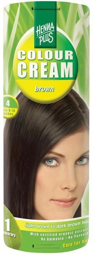 Colour Cream 4 Brown - Haarverf - Verpakking beschadigd