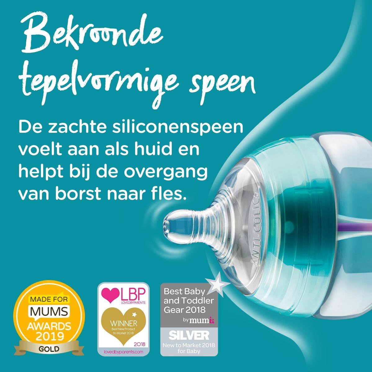 Biberon anti-coliques Closer to Nature Tommee Tippee x1 (150 ml)