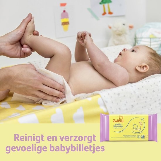 Lingettes pour bébé Zwitsal Sensitive - 1539 Lingettes pour bébé - Paquet économique