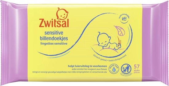 Zwitsal Sensitive Baby Wipes - 1539 Baby Wipes - Value Pack