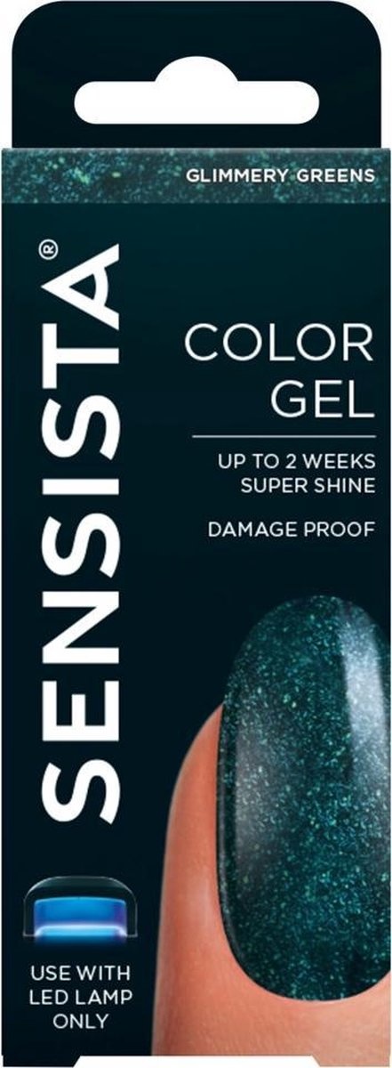 Sensista Color Gel Glimmery Greens - Groen