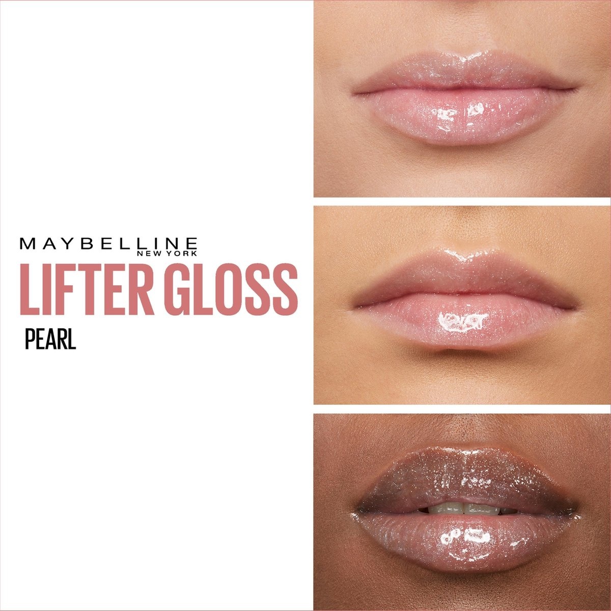 Maybelline New York - Lifter Gloss Lipgloss - 1 Pearl - Transparent - Glossy Lipgloss - 5,4ml
