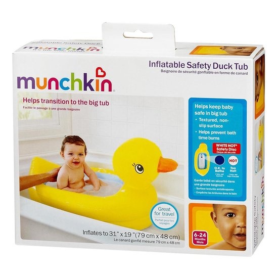 Munchkin Inflatable Baby Bath - Yellow