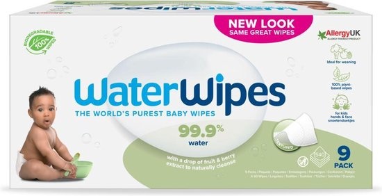 WaterWipes Schnauzentücher 540 Tücher