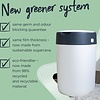 Tommee Tippee Environmentally Friendly Twist & Click Nappy Bin - with 6 Refill Cassettes - White