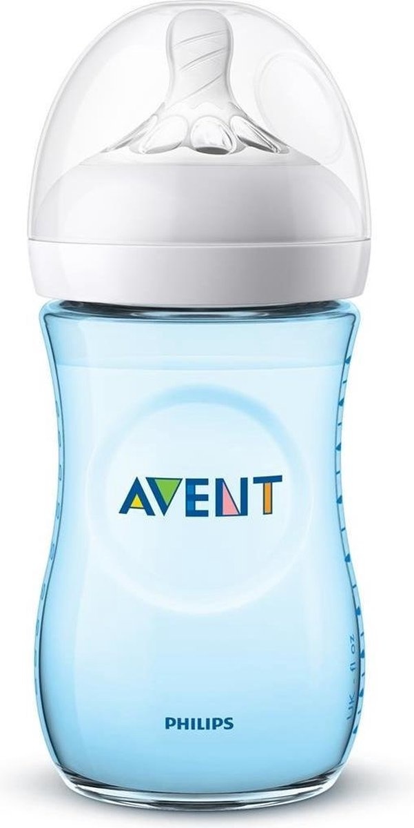 Biberon Avent Natural 2.0 260ml Bleu