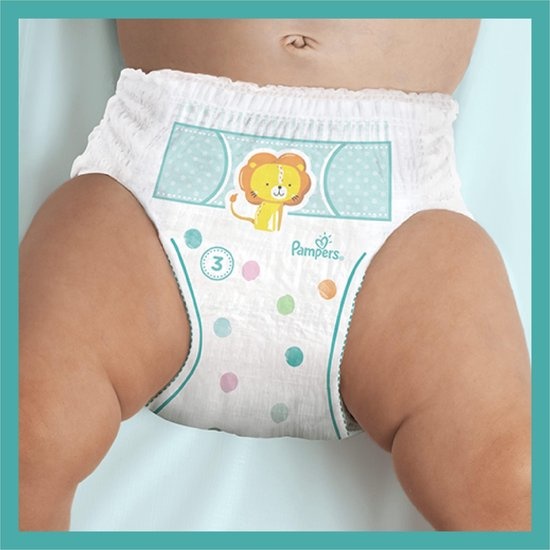 Pantalon de nuit Pampers - Taille 6 (15kg+) - 124 Pantalons à couches - Boîte mensuelle