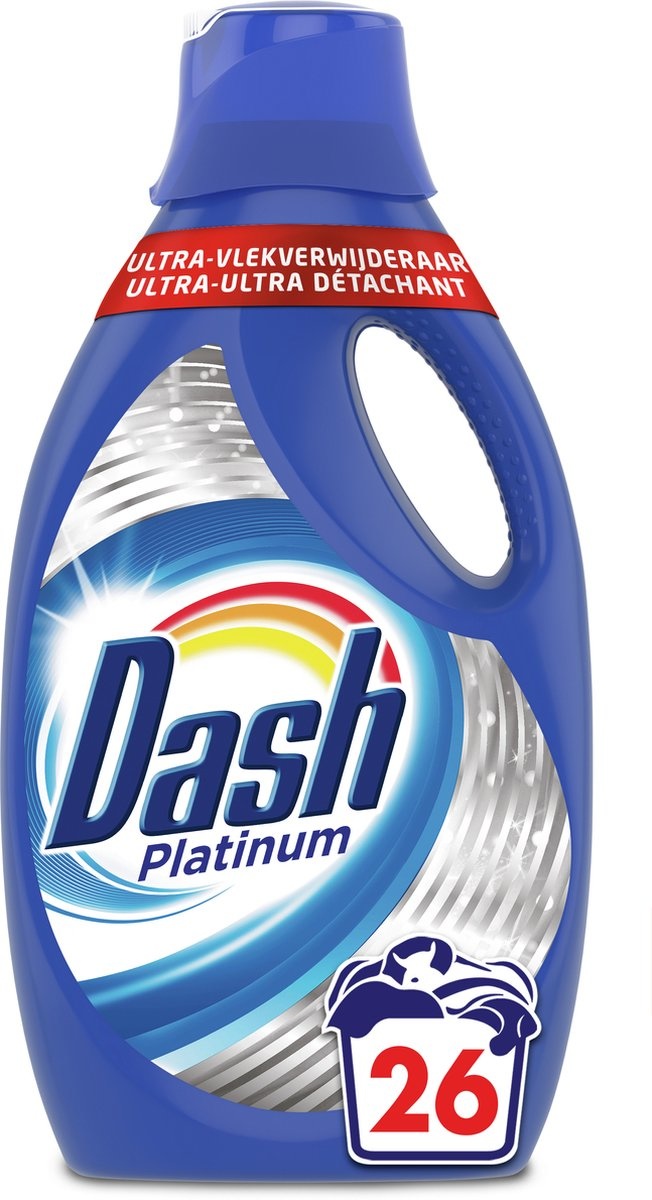 Dash Liquid Laundry Detergent Platinum + Ultra Stain Remover 26