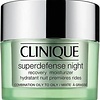Clinique Superdefense Night Recovery Crème de nuit hydratante - 50 ml - Peau grasse