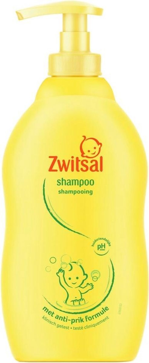transfusie Jolly Pelgrim Zwitsal Anti-Prik Shampoo - Pompje 400 ml - Gevoelige babyhuid -  Onlinevoordeelshop