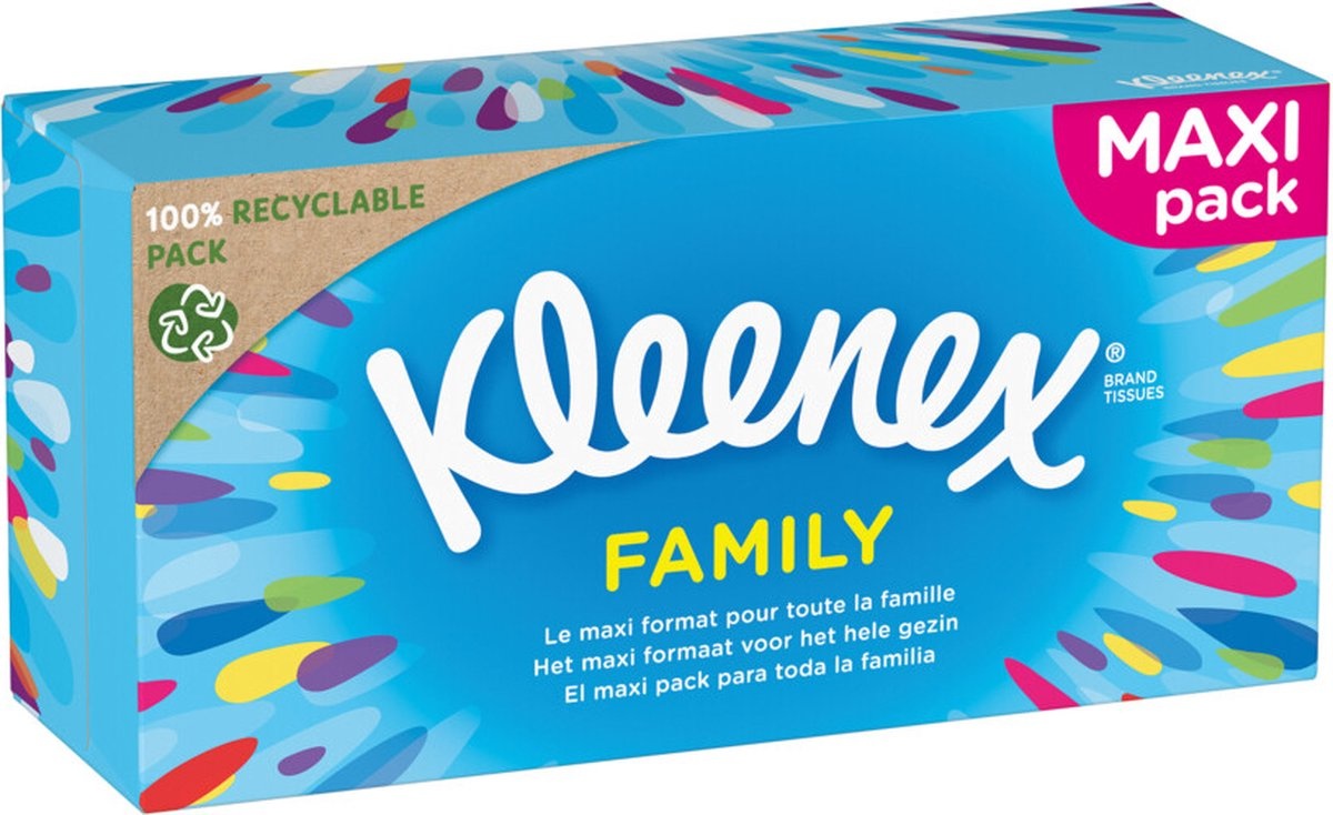 Family maxi pack 128 tissues