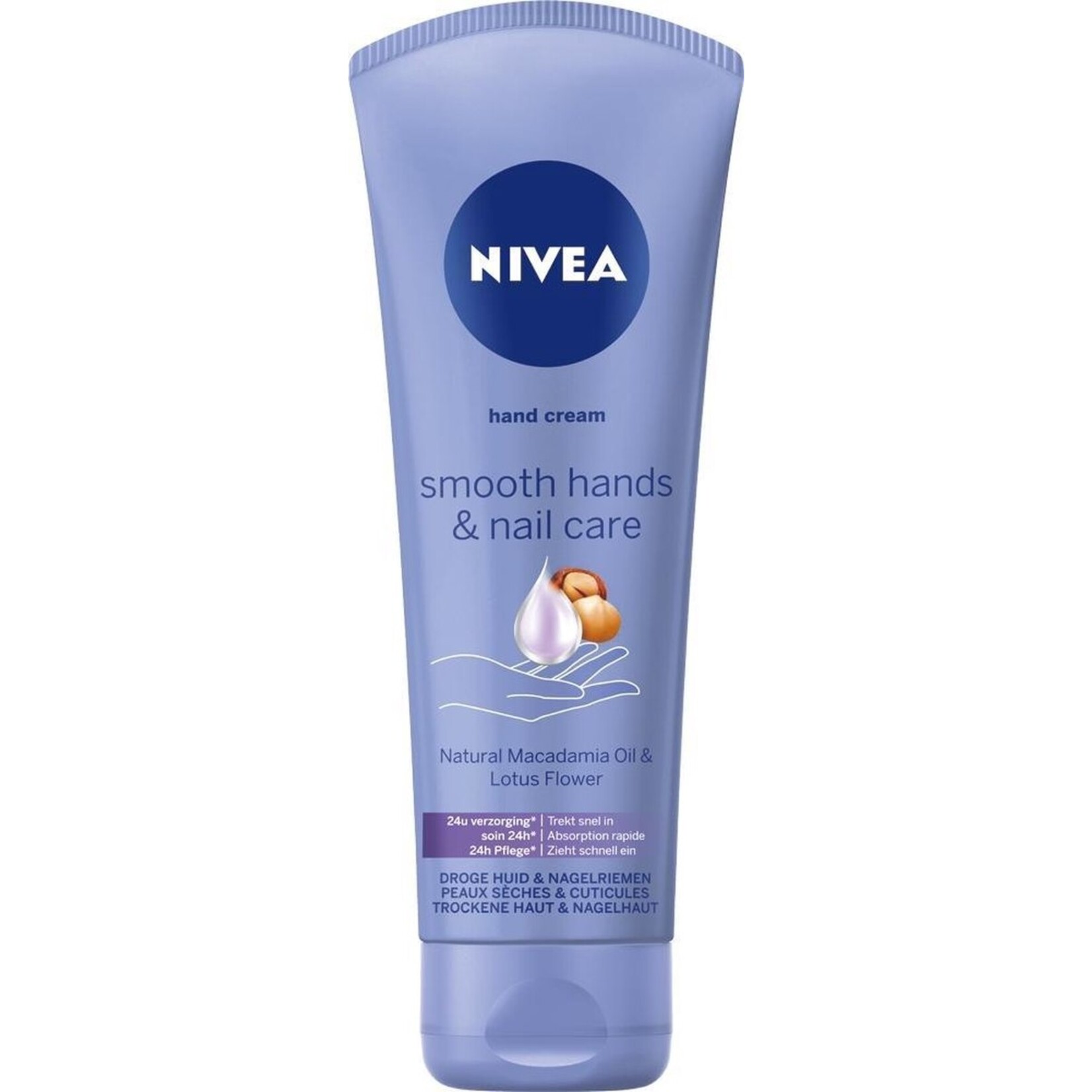 NIVEA Smooth Hands & Nail Care crème pour les mains 100 ml Unisexe