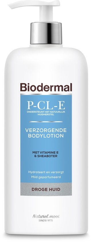 Biodermal P-CL-E Lotion Corporelle Nourrissante peaux sèches - Lotion corporelle à la vitamine E et au beurre de karité naturel - 400ml