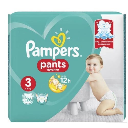 Pampers Baby Dry Pants Taille 3 - 26 Pantalon à couches