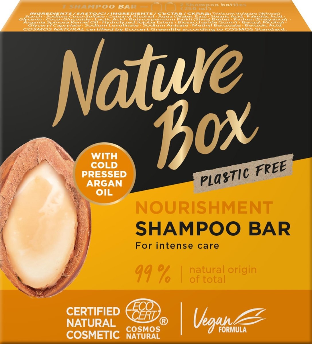 Nature Box Argan Shampoo Bar - 85 g