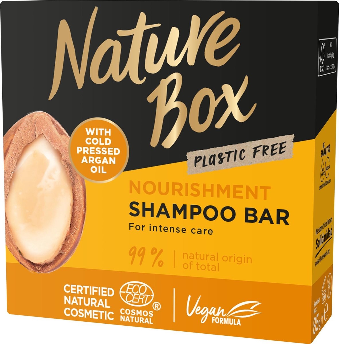 Nature Box Argan Shampoo Bar - 85 g