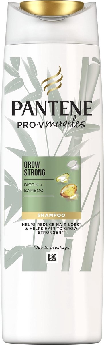 Pantene Pro-V Miracles Shampoo With Bamboo And Biotin Reduces Hair Loss - 225ml