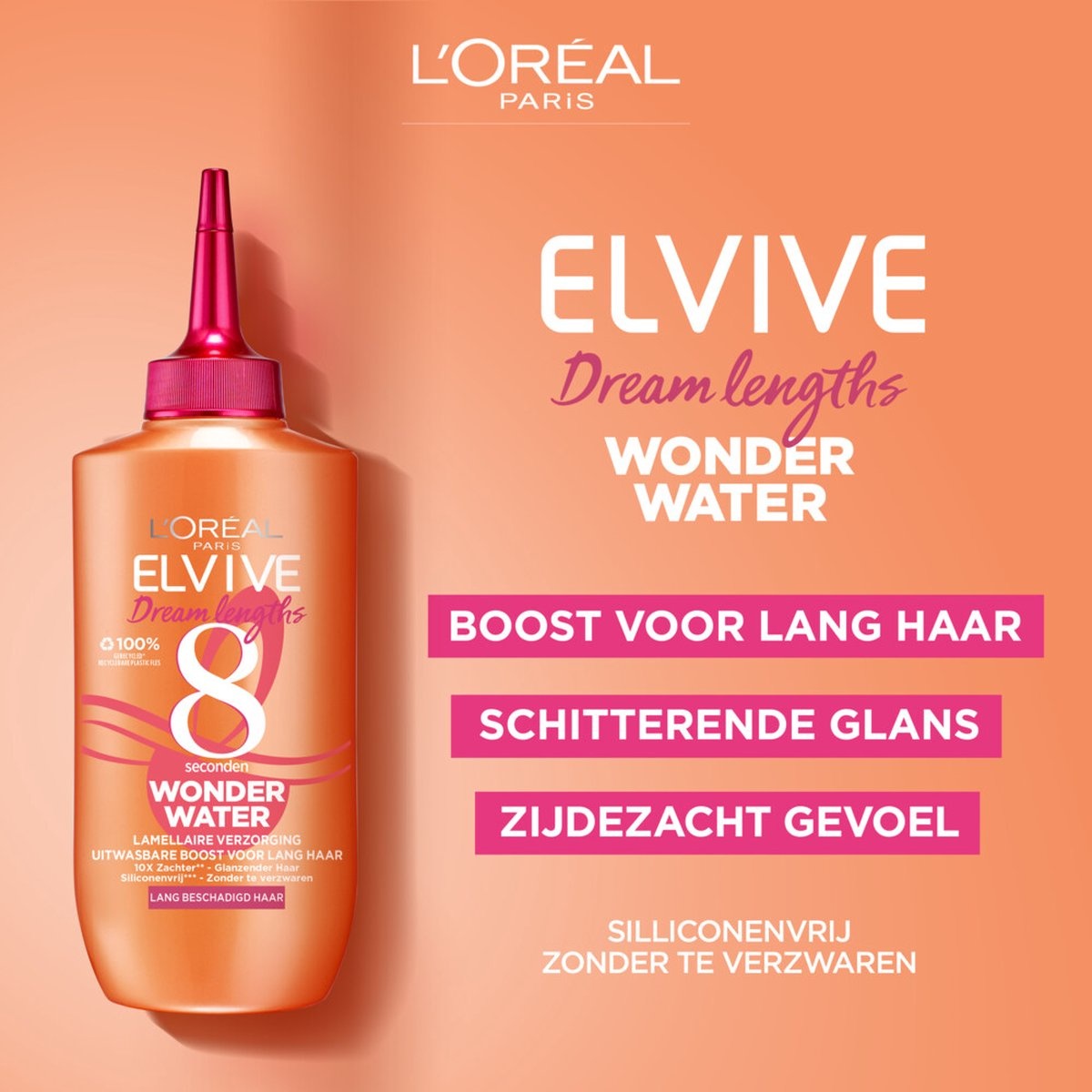 L'Oréal Paris Elvive Dream Lengths 8 Seconden Wonder Water - 200ml