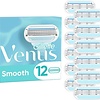 Lames de rasoir Gillette Venus Smooth pour femmes - 12 recharges de lames