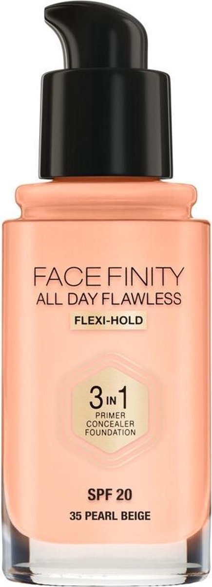 Max Factor Facefinity All Day Flawless Flexi Hold 3-in-1 Foundation - 35 Pearl Beige