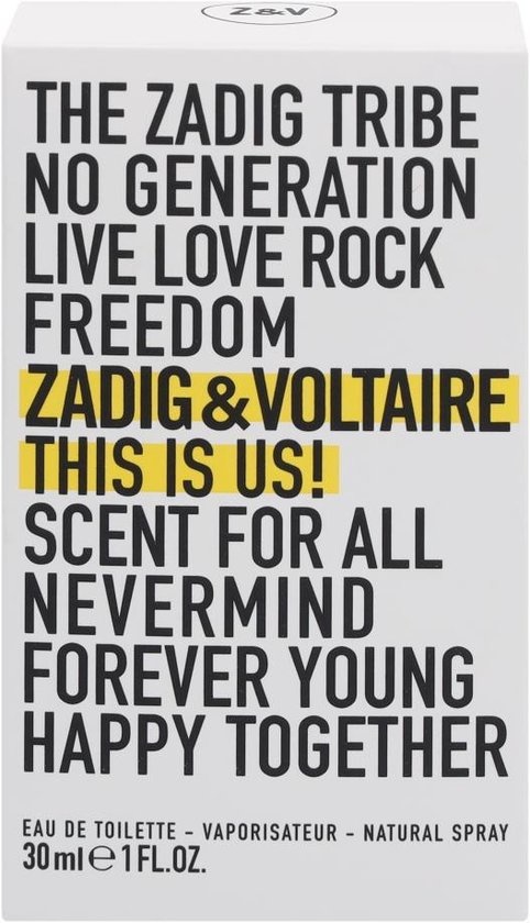 Zadig&Voltaire - This Is Us! Eau de Toilette - 30 ml