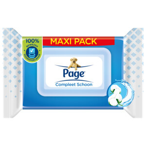 Page Moist Toilet Paper Complete Clean Maxi - 74 pieces