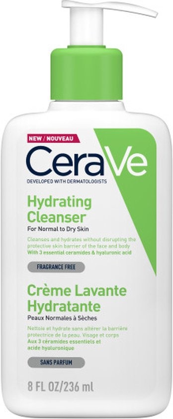 CeraVe - Nettoyant Hydratant - pour peaux normales à sèches - 236ml