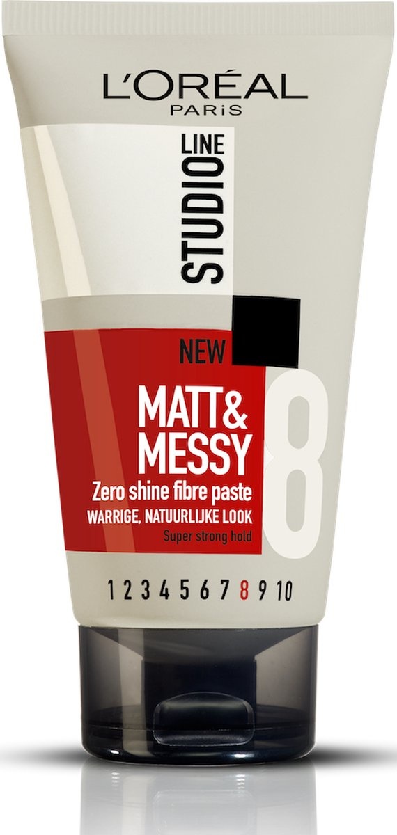 L'Oréal Studio Line Matt&Messy Styling Gel Super Strong 150 ml -  Onlinevoordeelshop