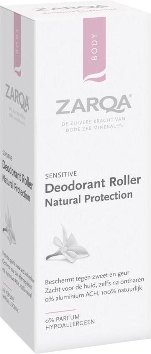 ZARQA Déodorant Roller Protection Naturelle (protège contre la transpiration et les odeurs) - 50 ml