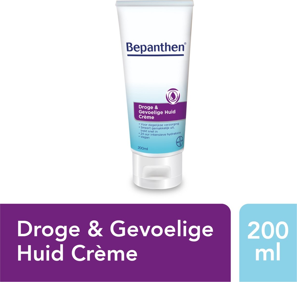 Bepanthen Crème Peaux Sèches & Sensibles - 200 ml