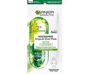 Garnier SkinActive Tissue Masque Visage Kale & Niacinamide -  Onlinevoordeelshop