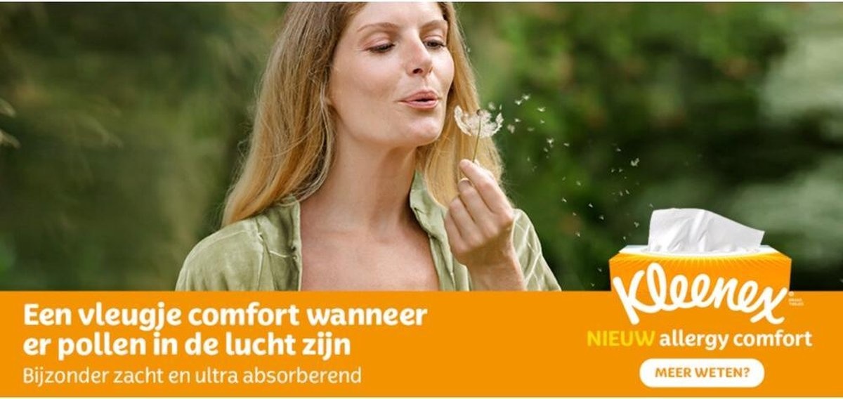 Kleenex Taschentücher Vorteilsbox Allergy Comfort - 56 Stück