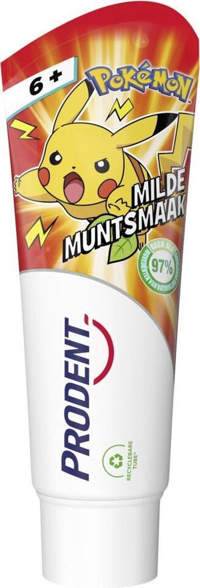 Prodent Kids ab 6 Jahren Pokémon Zahnpasta - Milder Minzgeschmack - 75 ml