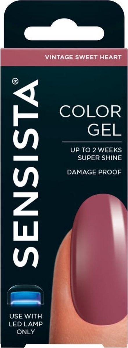 Gel-Nagellack - Sensista Color Gel Vintage Sweet Heart - Altrosa