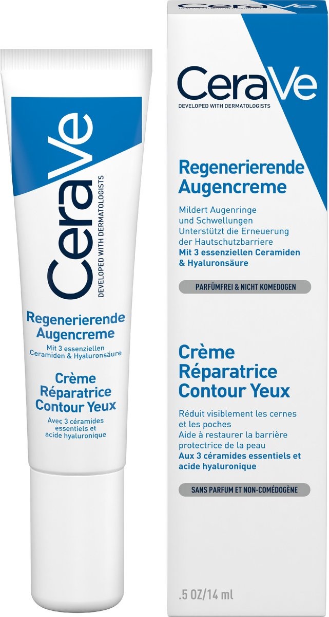 CeraVe - Eye Repair Cream - Eye Cream - contre les poches sous les yeux et les cernes - 14 ml